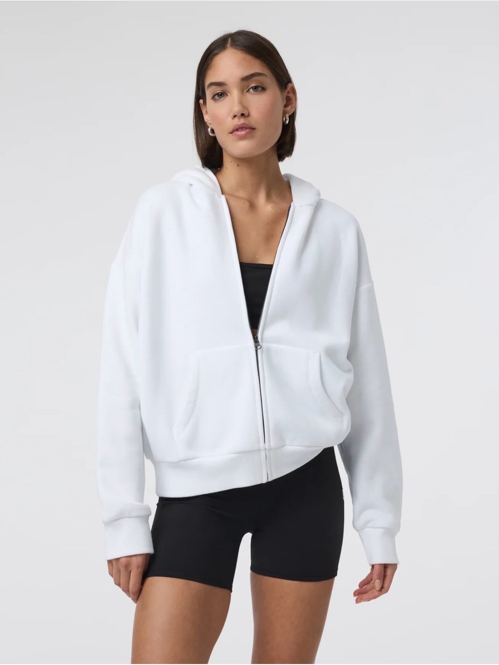 Vuori Restore Full Zip White